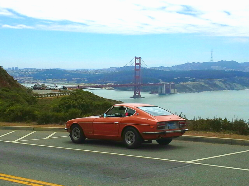 Illustration for article titled Small, personal Datsun cars and coffee Marin this morning